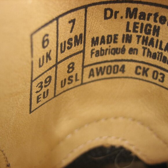 Dr. Martens Leigh Black 5-Eye Oxford Toe Cap Men’s Size US 7 -    Women\'s US 8 main image 5